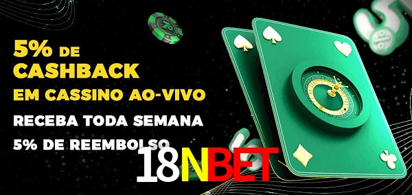 Promoções do cassino ao Vivo 18Nbet
